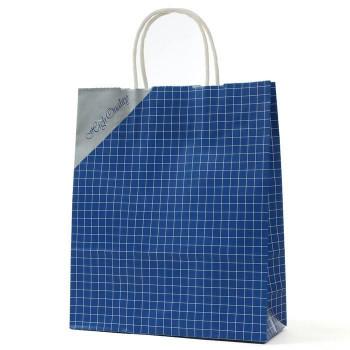 自動手提袋 HBT ネット ブルー 50枚 XZK00890