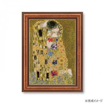 クロスステッチキット ART GALLERY ミニフレームコレクション 「接吻」 クリムト 7584