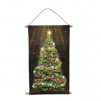 爆買 LEDウォールタペストリー デコレーションツリー 400913204