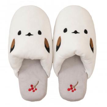 センコー SDS シマエナガちゃん スリッパ フリーサイズ グレー 61383