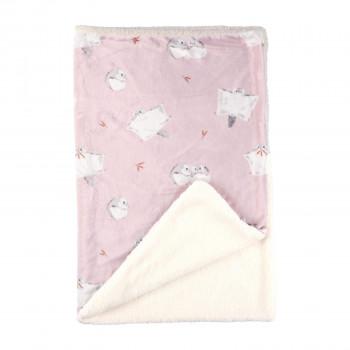フレンズヒル デジプリブランケット ソフトモモンガ ピンク YW-109-400