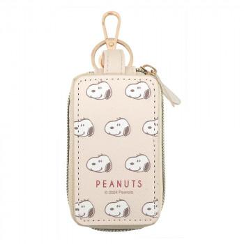 三金商事 ダブルポケットキーケース スヌーピー アイボリー SN3203