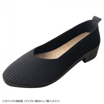 爆買 Vカットヒールニットパンプス Sサイズ (22〜22.5cm) 07 BLACK GSZ2152