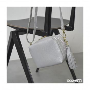 DOT＆STRIPE フリンジ付ミニショルダー 006 シルバー DS-23457 代引き 