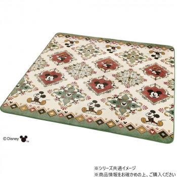 フランネルラグ ミッキーマウス/オリエント 180×180cm GN 代引き不可