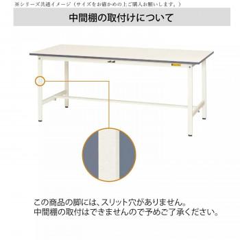山金工業(YamaTec) SUPH-1860UTT-WW ワークテーブル150シリーズ 固定式 キャビネット付 (H950mm) 1800×600mm (全面棚板付) 代引き不可_3