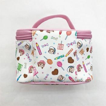 ペコちゃん＆ポコちゃん お菓子柄 ミニバニティポーチ PEK6-15 : A
