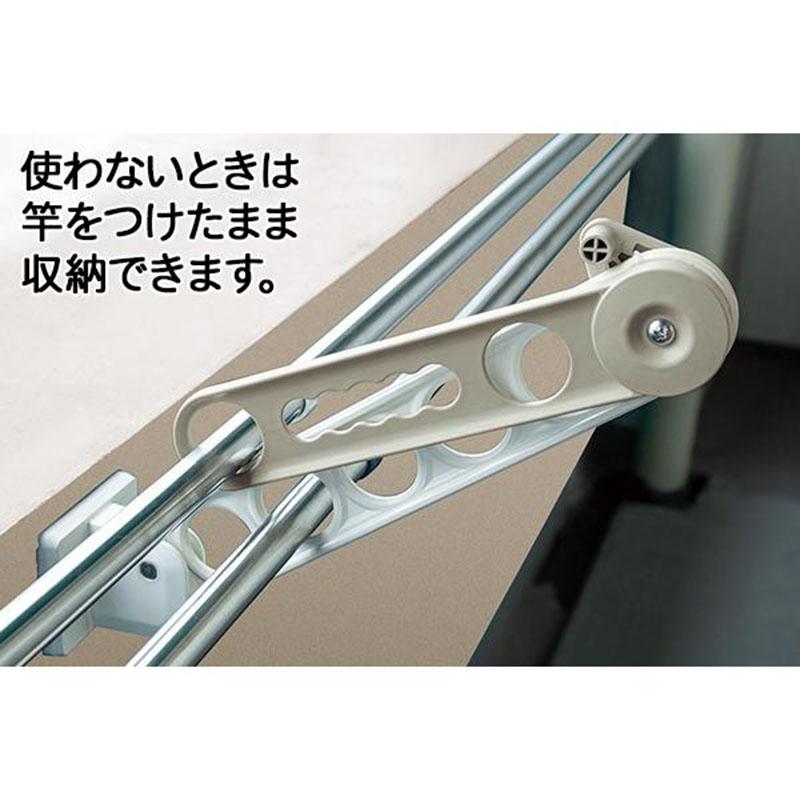 バルコニー 物干金具 横型 用 高さ 延長 パーツ 2個 1セット