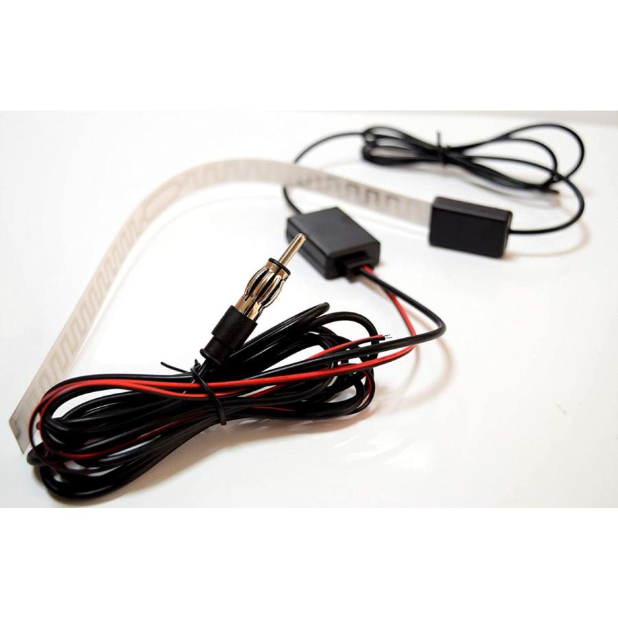 人気商品 Fm Am 受信 増幅 フィルム アンテナ 車 船 舶 用 ラジオ ブースター付 カー オーディオ Dc12v 信号増幅 Heartlandgolfpark Com