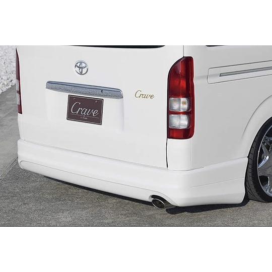 値下げしました！　ハイエース　リアバンパー　標準車用 ハイエース リアバンパー 標準ボディ FRP 未塗装 200系 4型以降