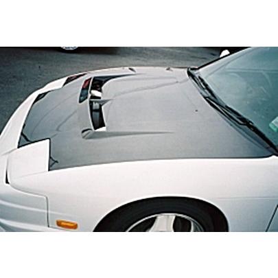 180sxボンネット　FRP　エアロボンネット　engine hood ファーストモールディング」180SX（R[P]S13）用エアロボンネット