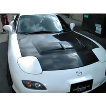 ファーストモールディング」RX-7（FD3S）用エアロボンネット(カーボン