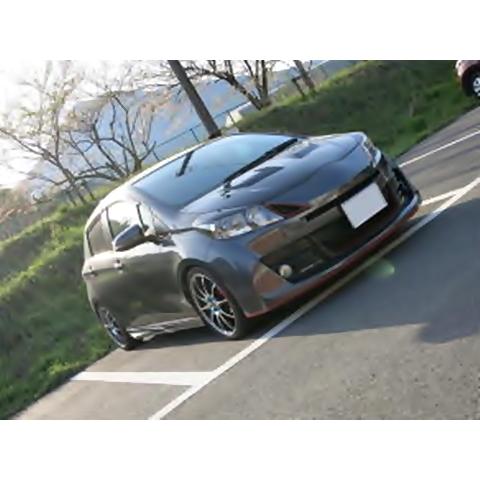 【決まりました！】130系ヴィッツ用　ファーストモールディング　ボンネット　フルカーボン ファーストモールディング」130系ヴィッツ（NCP131）用エアロ