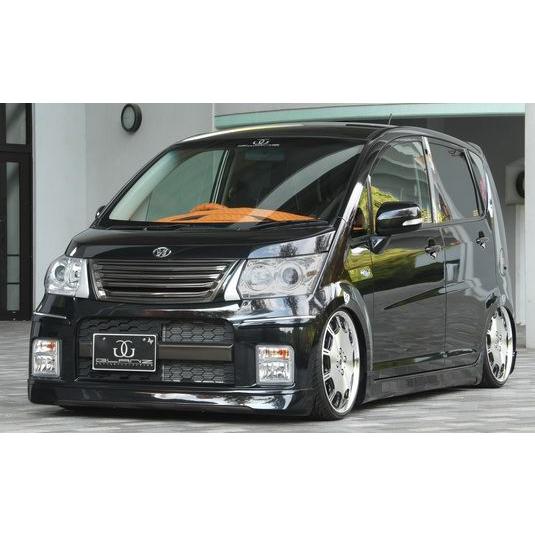 ダイハツ ムーヴカスタム L175s後期 バタフライシステム 社外グリル 新品 バタフライシステム GLANZ」ムーヴ カスタム（L175S）後期用フロント