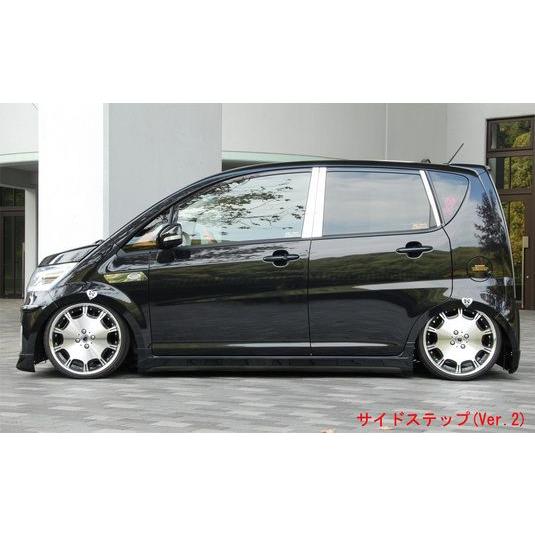 ダイハツ ムーヴカスタム L175s後期 バタフライシステム 社外グリル 新品 バタフライシステム GLANZ」ムーヴ カスタム（L175S）後期用フロント