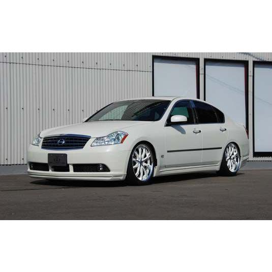 「バタフライシステム GLANZ」フーガ ＧＴ（Y50）前期用ハーフエアロ３点セット（塗装可）