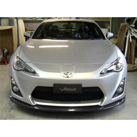 j-blood」86（ZN6）前期用カーボン製フロントリップスポイラー（クリア