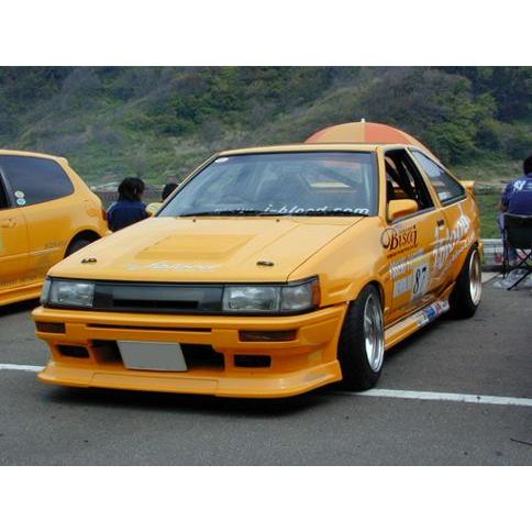 ae86 トレノ　ジェイブラッド製　フロントバンパー　後期　新品 ジェイブラッド j-blood」レビン/トレノ（AE86）後期用