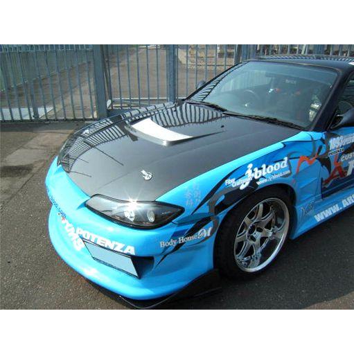 ジェイブラッド j-blood」S15 シルビア用ボンネット レインカバーSET 