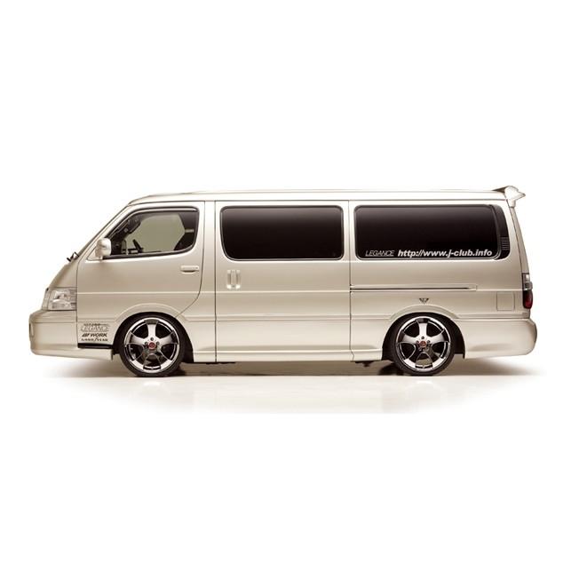 J-CLUB レガンス」100系ハイエース用リアバンパー（塗装可） : 総合