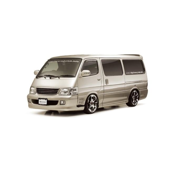 J-CLUB レガンス」100系ハイエース ロング用サイドステップx左右