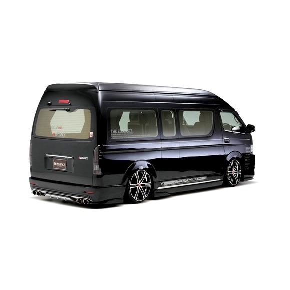 値下げしました！レガンス4点セット　ワイドハイエース用 4型～現行モデルハイエース ワイドボディー用 LEGANCE フロントハーフ