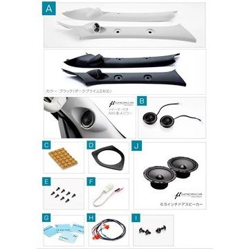 1BOX レガンス」200系ハイエース（KDH/THR200系）用Aピラー フロント