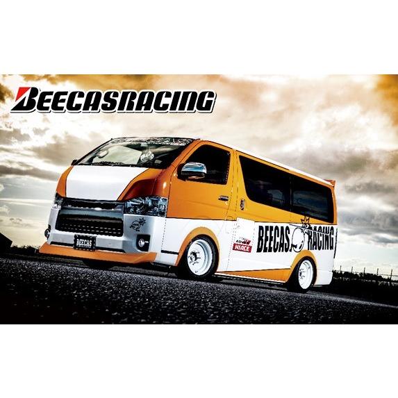 ハイエース　BEECASRACING　K-BREAK 楽天市場】K-BREAK（ケイブレイク） BEECAS エアロパーツ