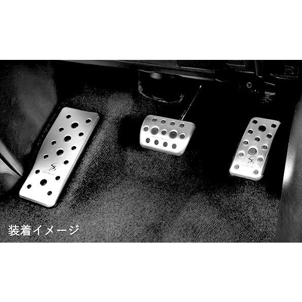 「Kspec シルクブレイズ」30系アルファード/ヴェルファイア用アルミスポーツペダル＆フットレストｘ３Ｐセット｜a-line-japan｜02