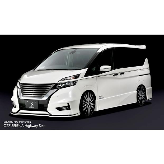 セレナc27　シルクブレイズ　スポイラー SilkBlaze 日産【C27系セレナ [ハイウェイスター]】フロント