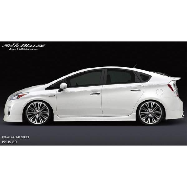プリウス 30 シルクブレイズプレミアムライン？ リア ウィング エアロ 純正付 SilkBlaze シルクブレイズ プレミアムライン 30系プリウス専用