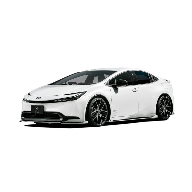 「Kspec シルクブレイズ」60系プリウス（MXWH6#/ZVW6#）用エアロ３点セット（塗装可）の画像