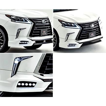 明和 エルフォード」レスサス LX570（URJ201W）後期標準バンパー