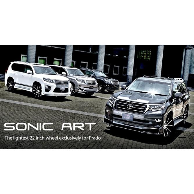 エルフォード SONIC ART」22インチホイール（22x9.5J/+20/6H）x1本 
