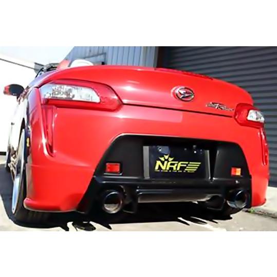 NRF ROCK-BOTTOM」コペン ローブ（LA400K）用リアハーフスポイラー