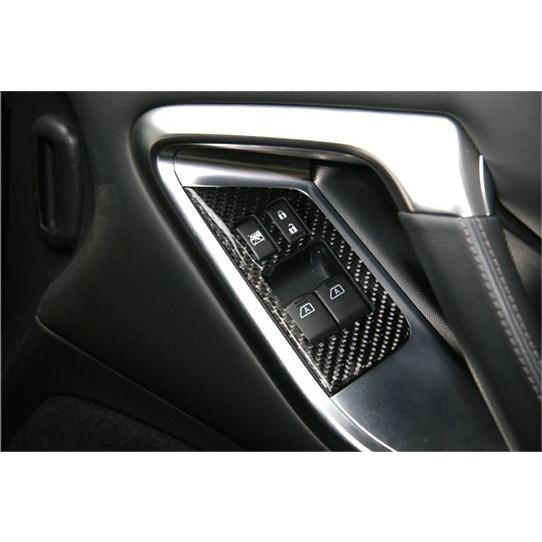 RSW」GT-R（R35）MY07〜15用ウィンドゥスイッチパネル（綾織りブラック