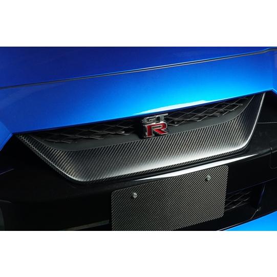 RSW」GT-R（R35）MY17〜用フロントグリルパネル（綾織りブラック