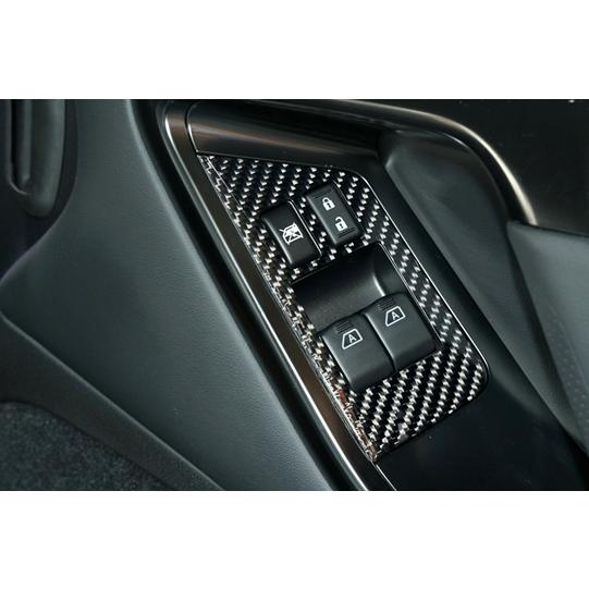RSW」GT-R（R35）MY17〜用ウィンドゥスイッチパネルx左右（綾織り