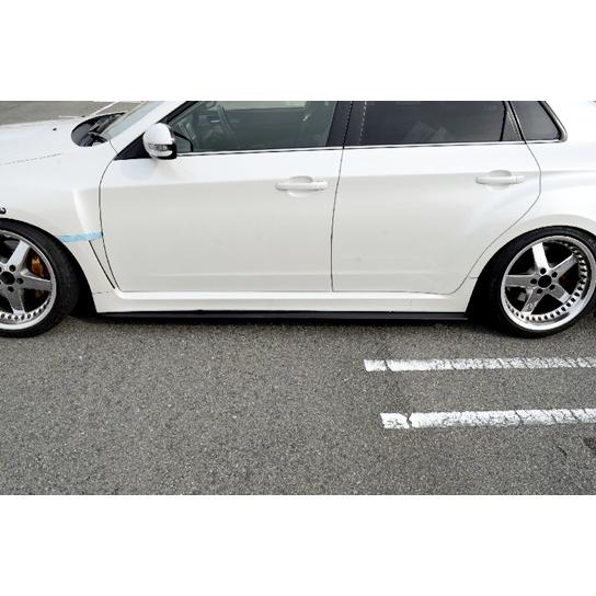 新品未使用 sti製 WRXsti(GVB) サイドアンダースポイラー運転席側