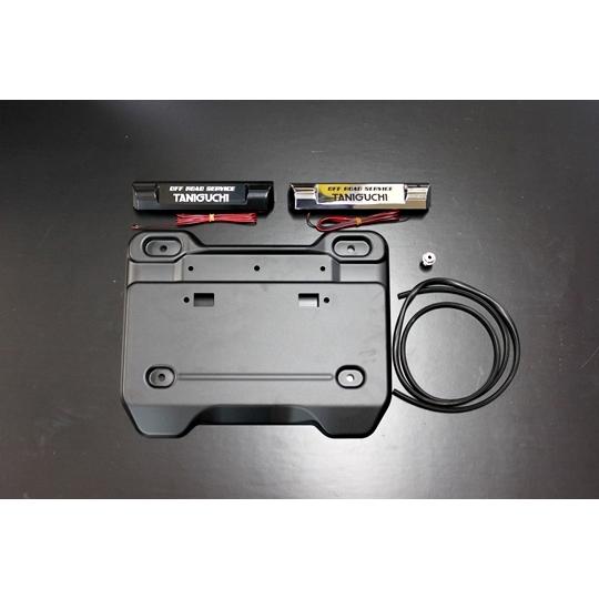 【ジムニー】バックドアライセンスガーニッシュ オフロードサービスタニグチ バックドアライセンスガーニッシュ