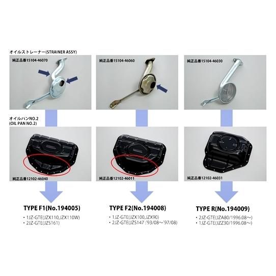 東名パワード/TOMEI」1JZ(JZS161),2JZ(JZX110/JZX110W)用オイルパン