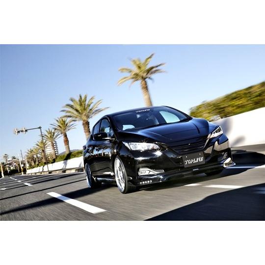 トップライン/ARNAGE」リーフ（ZE1）用リアハーフスポイラー（塗装可