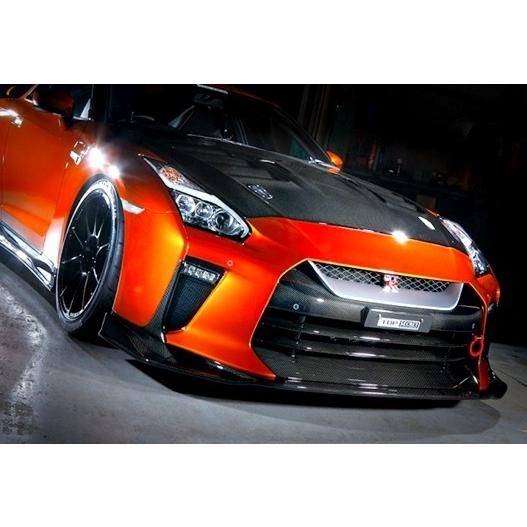 トップシークレット」GT-R（R35）MY17用エアロボンネット（レイン