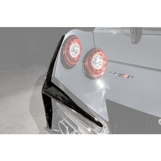 トップシークレット」GT-R（R35）用MY17 リアバンパーサイドフィン