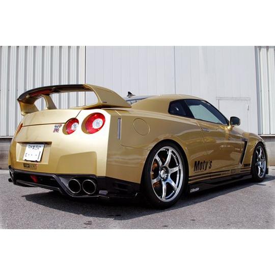 『リアウイング補修歴あり』デアゴスティーニ　1/8 GT-R R35 ニスモ トップシークレット」GT-R（R35）MY07〜11用可変式リヤウイング