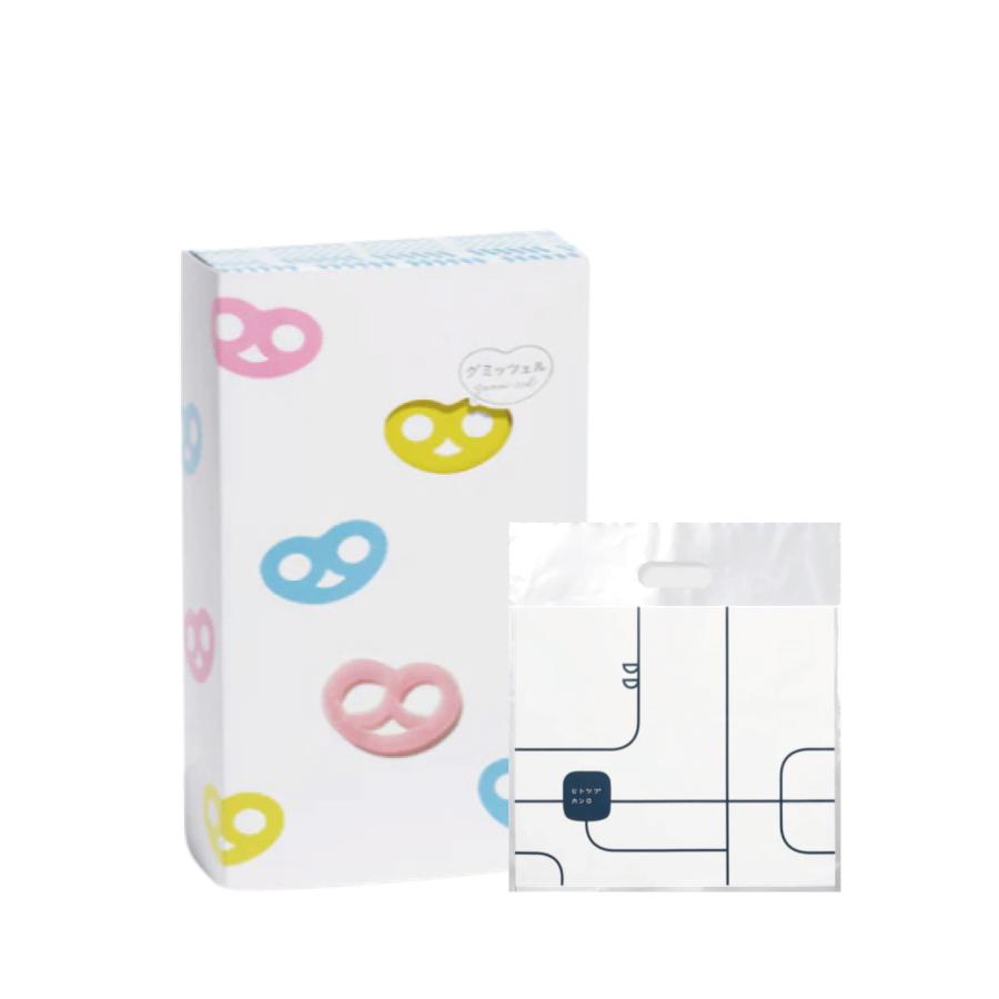 ヒトツブカンロ　グミッツェル3箱 & モフワ2箱　ビニールショッパー5枚 ヒトツブカンロ グミッツェル3箱 & モフワ2箱 ビニールショッパー5枚