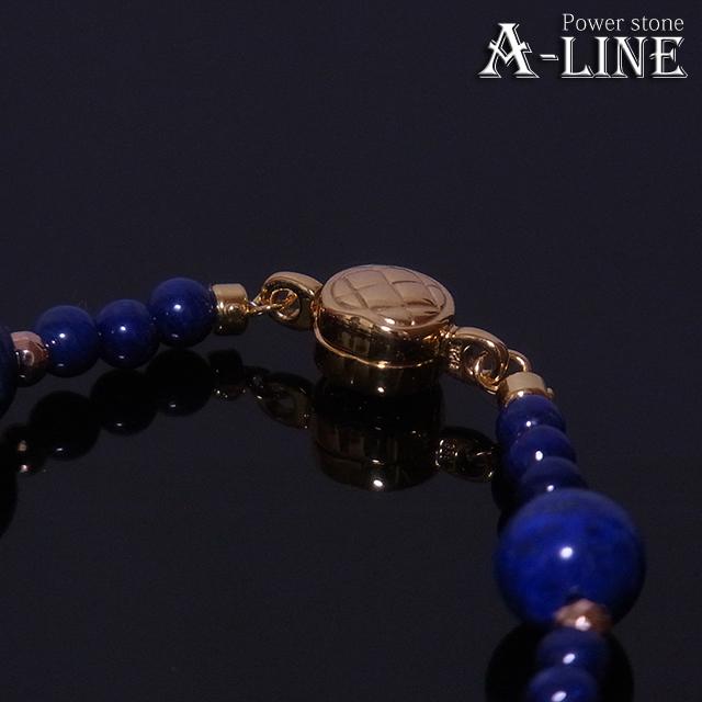パワーストーン 高級ワイヤーブレスレット AAAラピスラズリ  