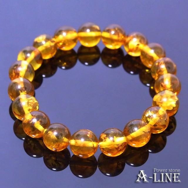 パワーストーン ブレスレット アンバー(琥珀)10mm PW-2805 : A-Line