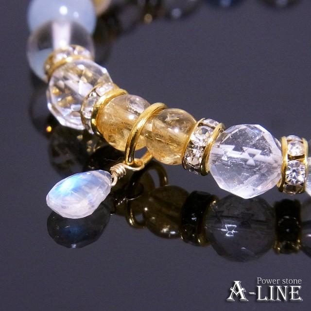 パワーストーン ブレスレット ブレストップにブルームーンストーン