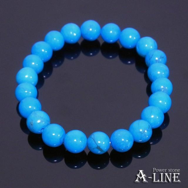 パワーストーン ブレスレット ハウライトターコイズ(マグネサイト